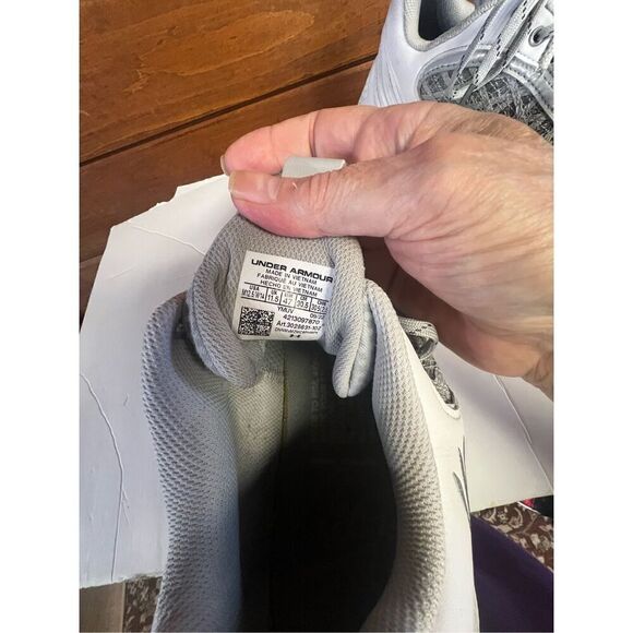 Under Armour Unisex Curry Flow 10 Team  Sz 12.5 Mens Mod   Gray - Picture 8 of 8